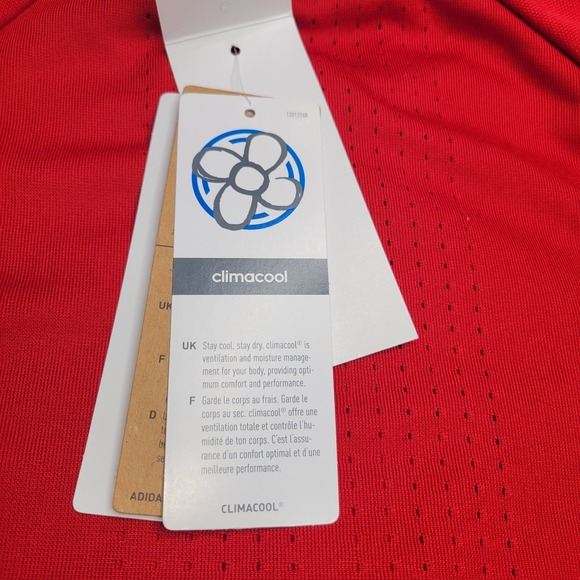 Adidas Soccer Jacket Kids Size XS Condivo 16 Red Full Zip AP5210 Track - Picture 10 of 14